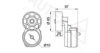 AUTEX 601582 Tensioner Lever, v-ribbed belt